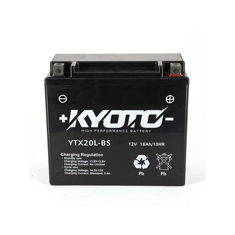 Batterie Moto 12V 18Ah 270a - Steco YTX20L-BS