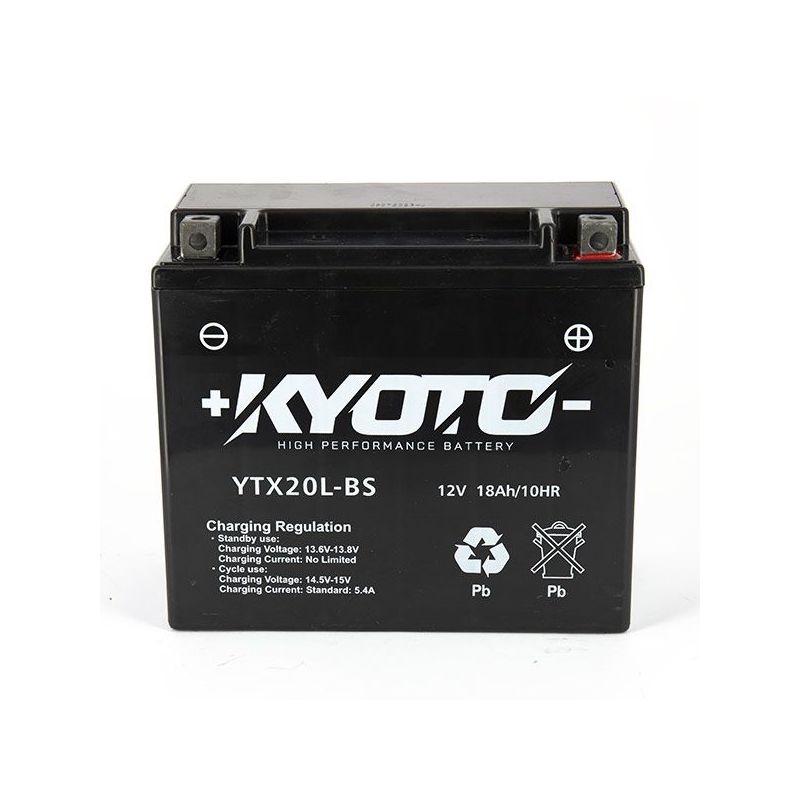 Batterie prête l'emploi pour YAMAHA XVS 1300 A MIDNIGHT STAR 2007 / 2016