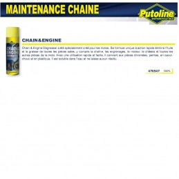 Nettoyant chaine (aerosol ), , 500ML PUTOLINE