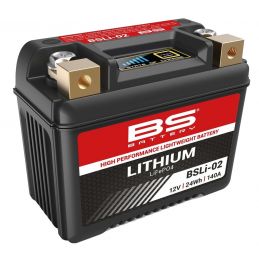 Batterie Moto BS Lithium BSLI-02 YTZ5S-YTZ7S-YTX4LBS-YTX5LBS-YTX7LBS