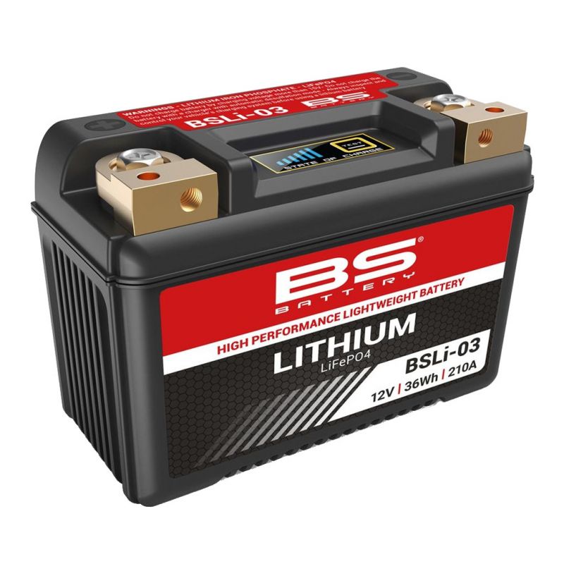 Batterie Moto BS Lithium BSLI-03 YTX9-BS / YTX7A-BS / YT9B-BS